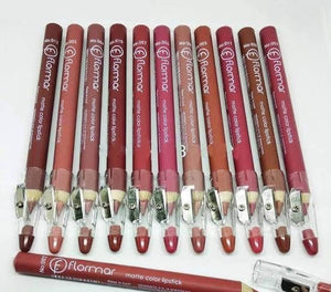 Flormar lip pencil pack of 12