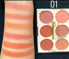 6 Color Miss Rose Blush Palette