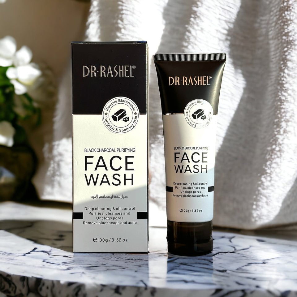 DR RASHEL BLACK CHARCOAL PURIFYING FACE WASH