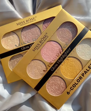 Miss Rose 6 color Radiant Glow Highlighter