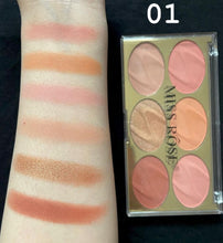 Miss Rose 6 Color Blush (New)