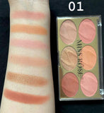 Miss Rose 6 Color Blush (New)