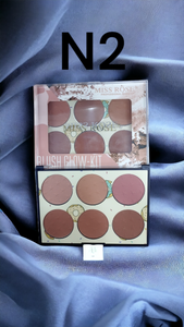 Miss Rose 6 in 1 Blush Glow Kit