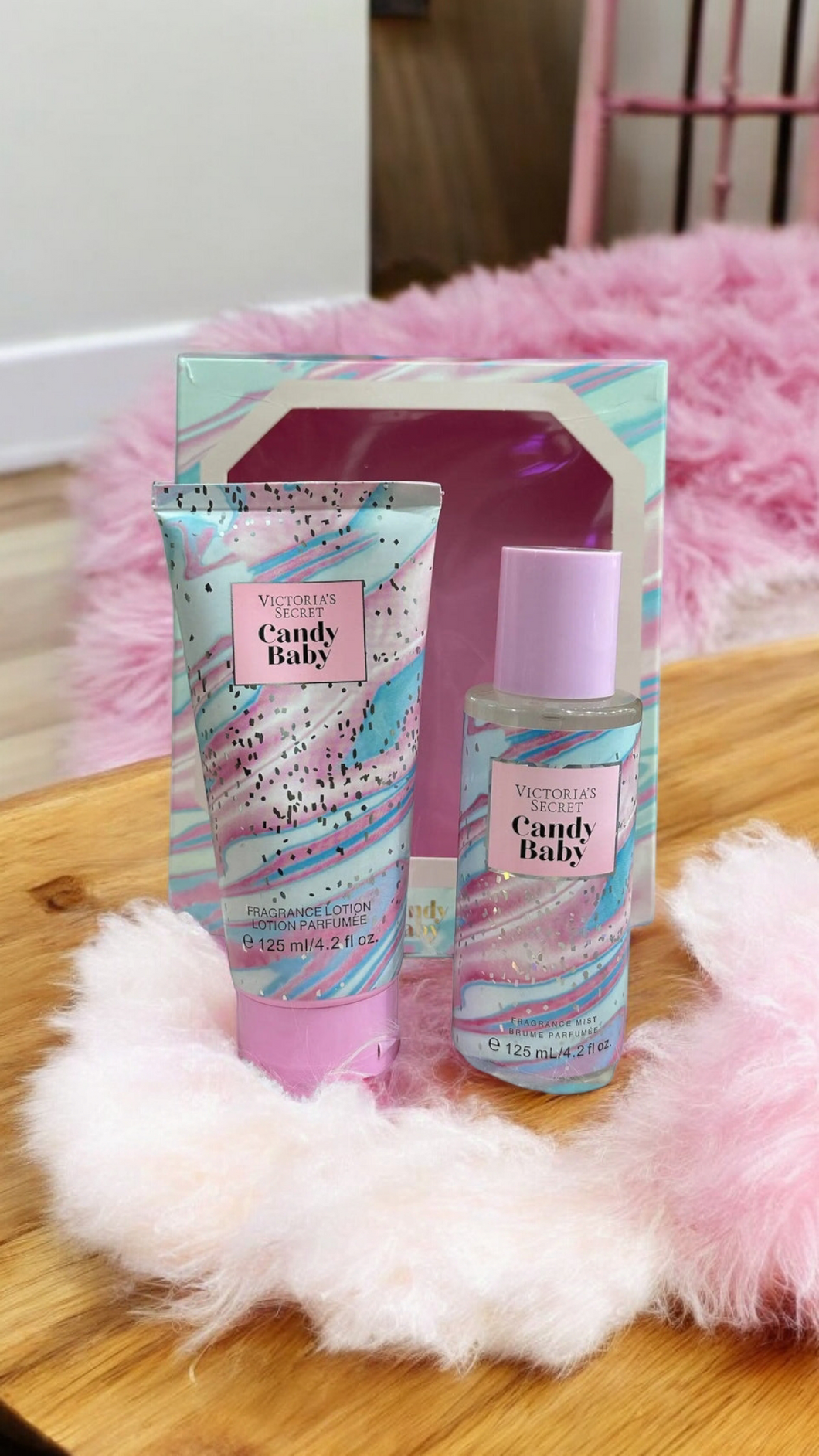 VICTORIA SECRET Candy Baby Body Lotion & Mist Set