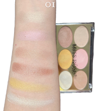 Miss rose Gilded Ellipse highlighters Kit