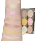 Miss rose Gilded Ellipse highlighters Kit