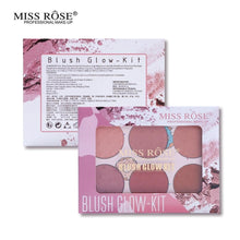 6 Color Miss Rose Blush Palette