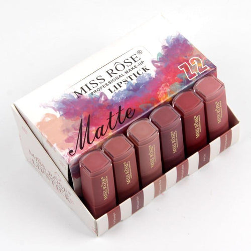 MISS ROSE Set of 6 Matte Lipsticks